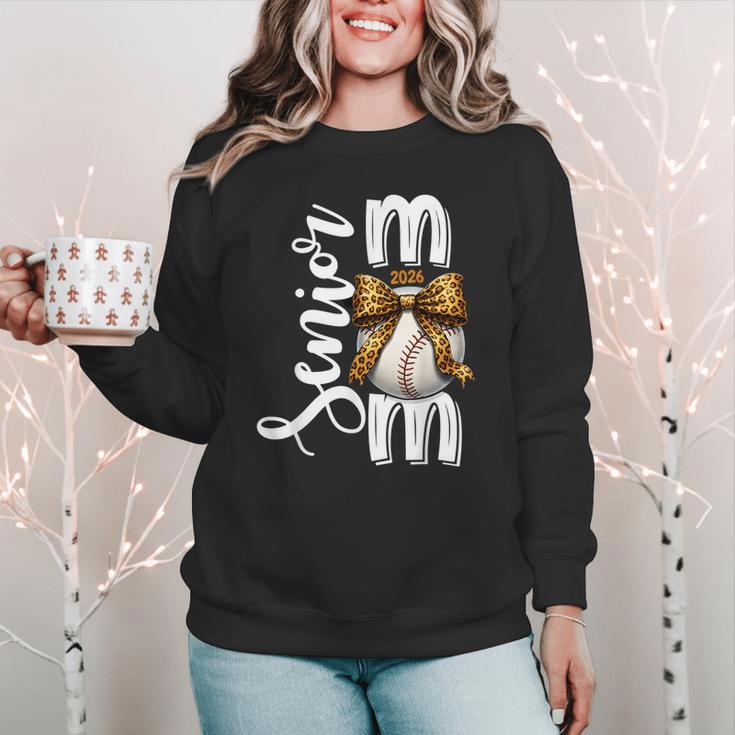 Senior Baseball Mom Class Of 2026 Player Graduation Grad Women Crewneck Sweatshirt Senior Baseball Mom Class Of 2026 Player Graduation Grad Women Crewneck Sweatshirt