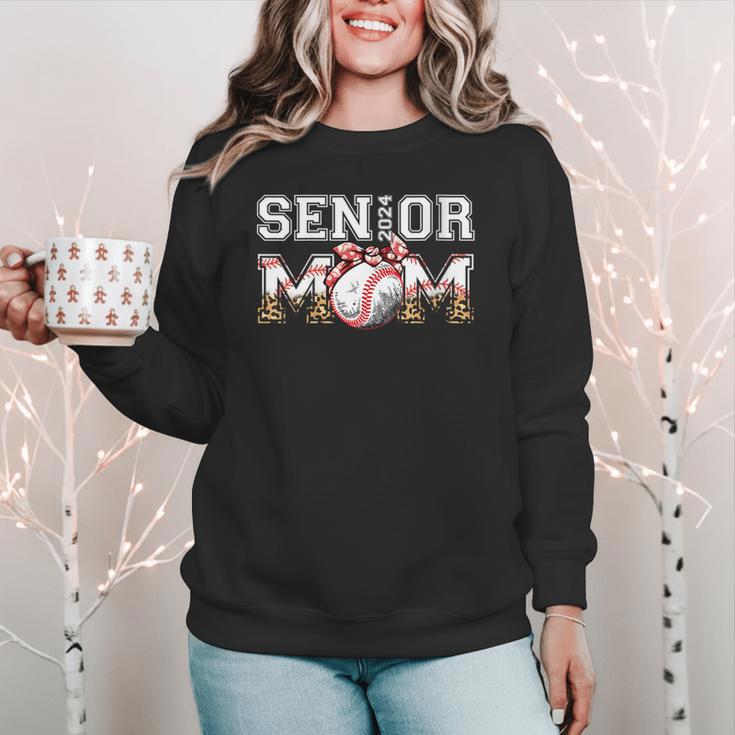 Senior Mom Class Of 2024 Baseball Mom Bandana Graduation Women Crewneck Sweatshirt Senior Mom Class Of 2024 Baseball Mom Bandana Graduation Women Crewneck Sweatshirt