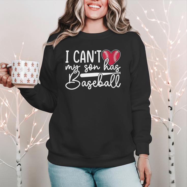 My Son Has Baseball Sports Player Baseball Mom Women Women Crewneck Sweatshirt My Son Has Baseball Sports Player Baseball Mom Women Women Crewneck Sweatshirt