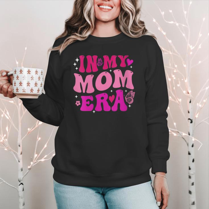 In My T-Ball Mom Era Leopard Baseball Mom Groovy Women Crewneck Sweatshirt In My T-Ball Mom Era Leopard Baseball Mom Groovy Women Crewneck Sweatshirt