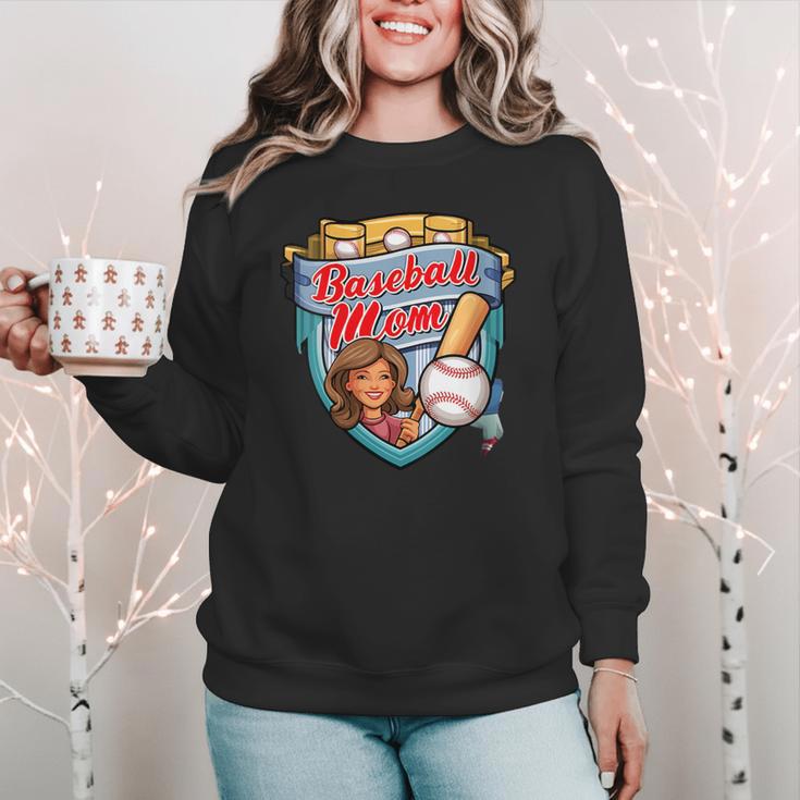 Womens Baseball Mom Mama Mother's In My Baseball Mom Era Women Crewneck Sweatshirt Womens Baseball Mom Mama Mother's In My Baseball Mom Era Women Crewneck Sweatshirt