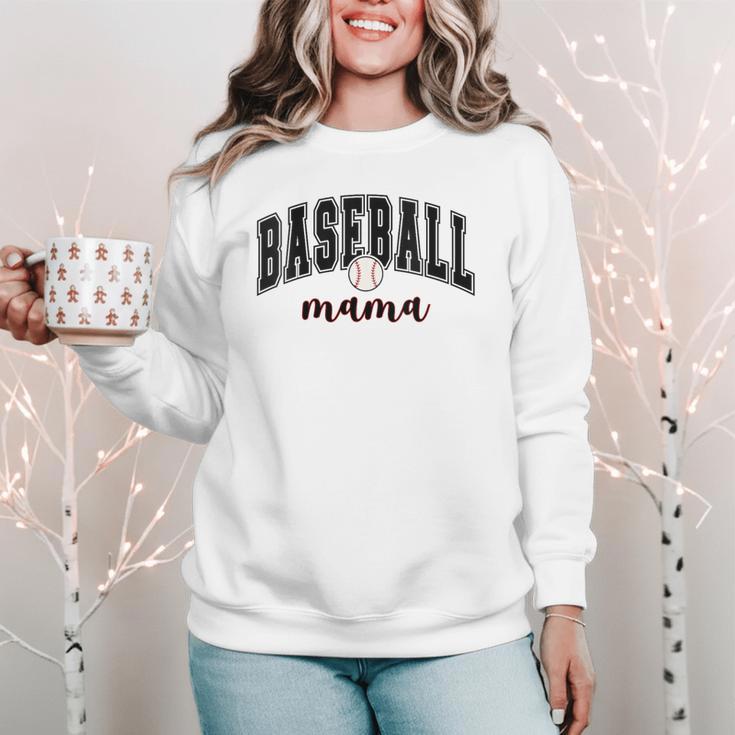 Baseball Mama Cute Women Team Mom Or Baseball Mom Sports Women Crewneck Sweatshirt Baseball Mama Cute Women Team Mom Or Baseball Mom Sports Women Crewneck Sweatshirt