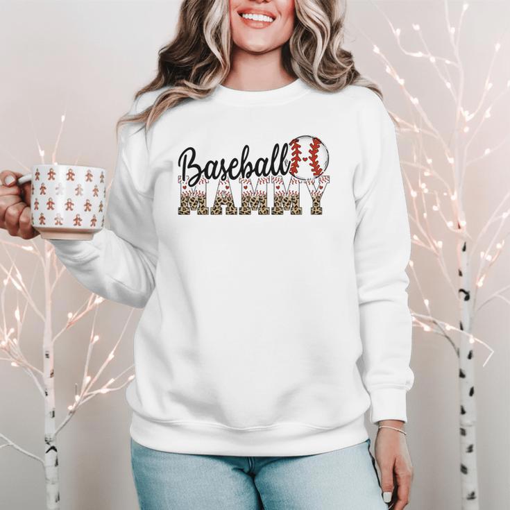 Baseball Mammy Women BallPark Mammy Baseball Mom Women Crewneck Sweatshirt