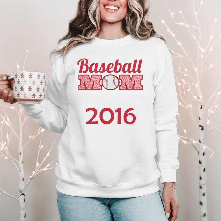 Baseball Mom Since 2016 Women Crewneck Sweatshirt Baseball Mom Since 2016 Women Crewneck Sweatshirt