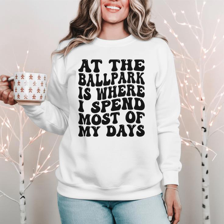 Baseball Mom Good For Baseball Boys Kids Men Women Women Crewneck Sweatshirt Baseball Mom Good For Baseball Boys Kids Men Women Women Crewneck Sweatshirt