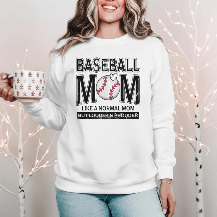 Baseball Mom Not Like a Normal Mom Baseball Mama Women Crewneck Sweatshirt Baseball Mom Not Like a Normal Mom Baseball Mama Women Crewneck Sweatshirt