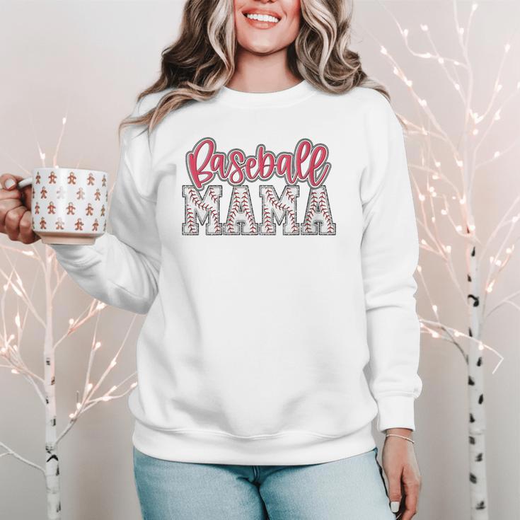 Baseball Mom Pink Baseball Mama Matching Family Daughter Women Crewneck Sweatshirt Baseball Mom Pink Baseball Mama Matching Family Daughter Women Crewneck Sweatshirt
