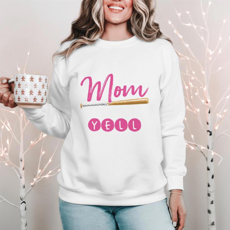 Baseball Mom Baseball Pitcher Bat Gloves Baseball Player Women Crewneck Sweatshirt