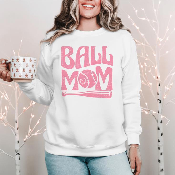 Baseball Mom Pride Heart And Bat Love Game Day Women Crewneck Sweatshirt Baseball Mom Pride Heart And Bat Love Game Day Women Crewneck Sweatshirt