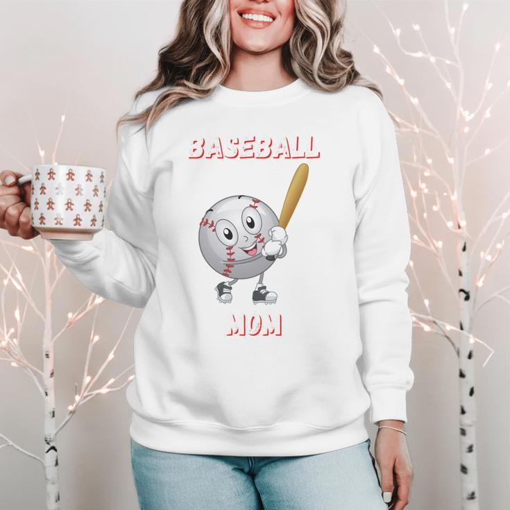 Baseball Mom Sports Quote Women Crewneck Sweatshirt Baseball Mom Sports Quote Women Crewneck Sweatshirt