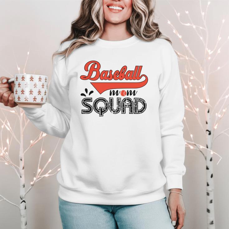 Baseball Mom Squad For Baseball Mom Women Crewneck Sweatshirt
