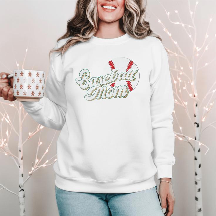 Baseball Mom's Favorite Game Day Premium Women Crewneck Sweatshirt
