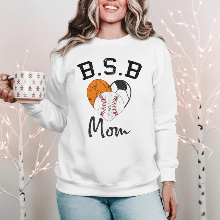 Basketball Soccer Baseball Mom For Women Women Crewneck Sweatshirt Basketball Soccer Baseball Mom For Women Women Crewneck Sweatshirt