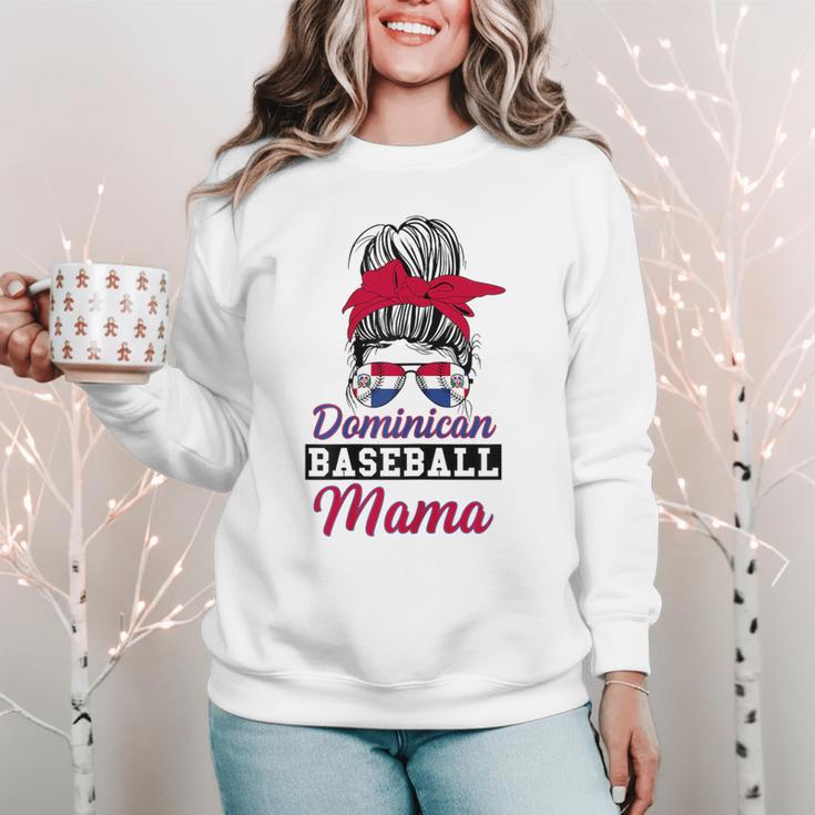Dominican Baseball Mama Quote For a Dominican Baseball Mom Women Crewneck Sweatshirt Dominican Baseball Mama Quote For a Dominican Baseball Mom Women Crewneck Sweatshirt