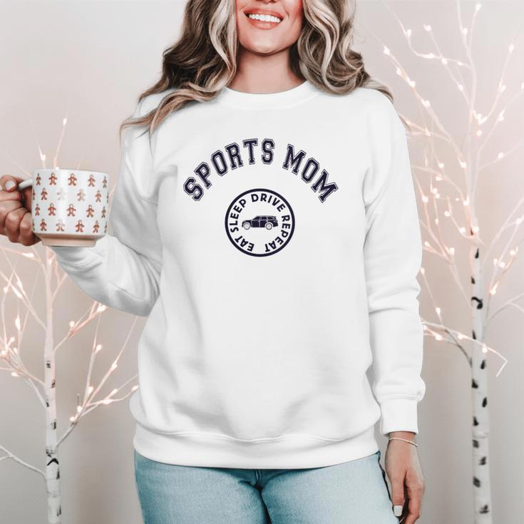 Eat Sleep Sports Hockey Cheer Baseball Mom Taxi Women Crewneck Sweatshirt Eat Sleep Sports Hockey Cheer Baseball Mom Taxi Women Crewneck Sweatshirt