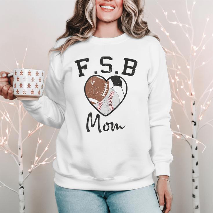Football Soccer Baseball Mom For Women Women Crewneck Sweatshirt Football Soccer Baseball Mom For Women Women Crewneck Sweatshirt
