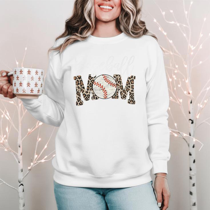 Leopard Baseball Mom Matching Baseball Mama Family Matching Premium Women Crewneck Sweatshirt Leopard Baseball Mom Matching Baseball Mama Family Matching Premium Women Crewneck Sweatshirt