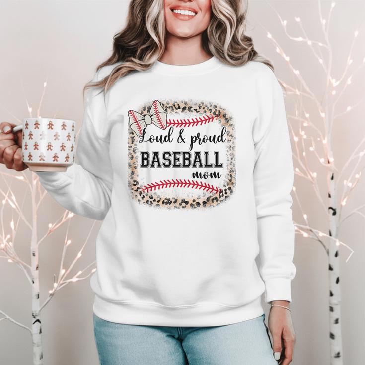 Loud & Proud Baseball Mom Women Women Crewneck Sweatshirt