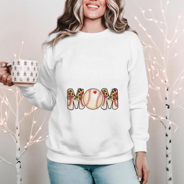 Loud And Proud Baseball Mom Messy Bun 2024 Premium Women Crewneck Sweatshirt Loud And Proud Baseball Mom Messy Bun 2024 Premium Women Crewneck Sweatshirt