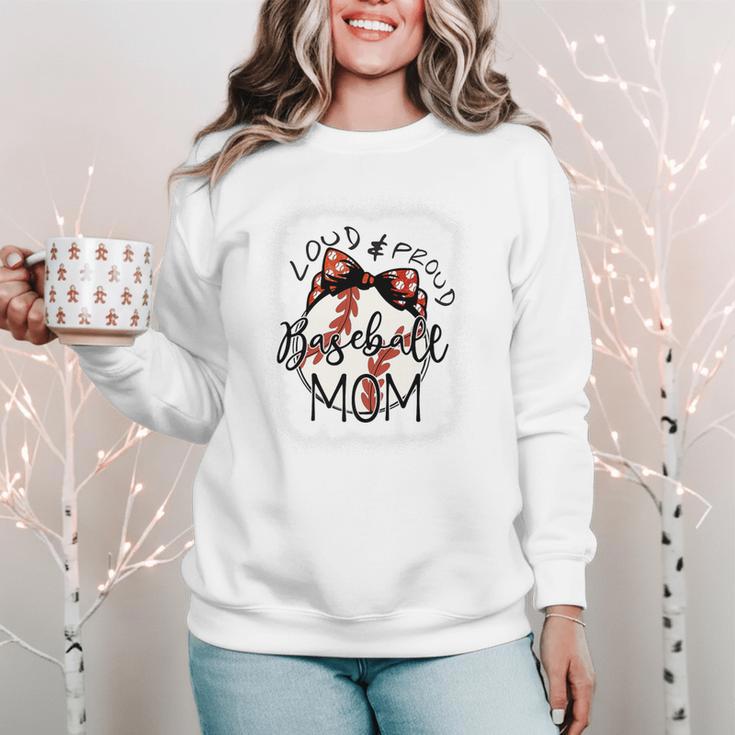 Loud Proud Baseball Mom Mommy Premium Women Crewneck Sweatshirt Loud Proud Baseball Mom Mommy Premium Women Crewneck Sweatshirt