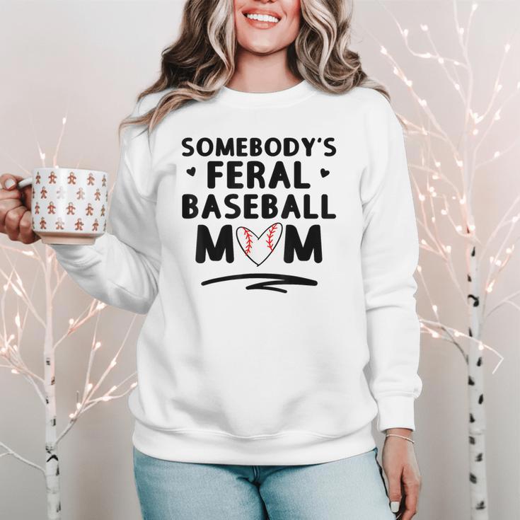 Loudmouth Baseball Mama ShirtSomebody's Feral Baseball Mom Women Crewneck Sweatshirt Loudmouth Baseball Mama ShirtSomebody's Feral Baseball Mom Women Crewneck Sweatshirt