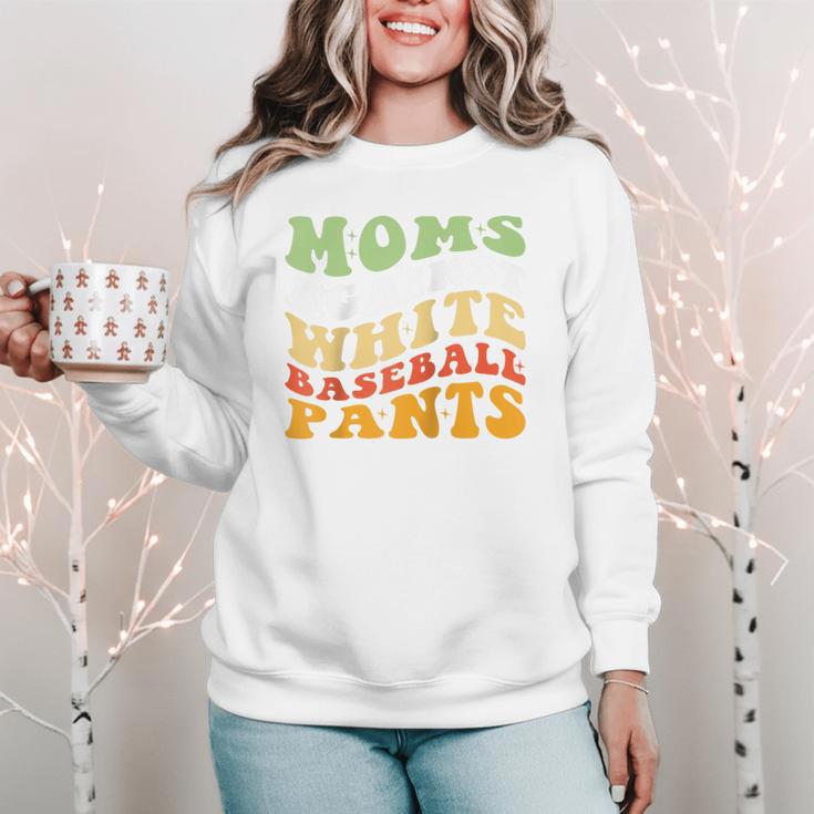 Moms Against Baseball Pants Retro Baseball Mom Raglan Baseball Tee Women Crewneck Sweatshirt Moms Against Baseball Pants Retro Baseball Mom Raglan Baseball Tee Women Crewneck Sweatshirt