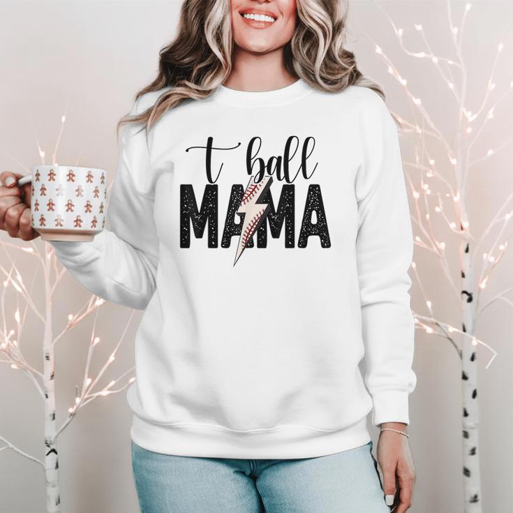 T-Ball Mama Baseball Mama Baseball Mom Women Crewneck Sweatshirt T-Ball Mama Baseball Mama Baseball Mom Women Crewneck Sweatshirt