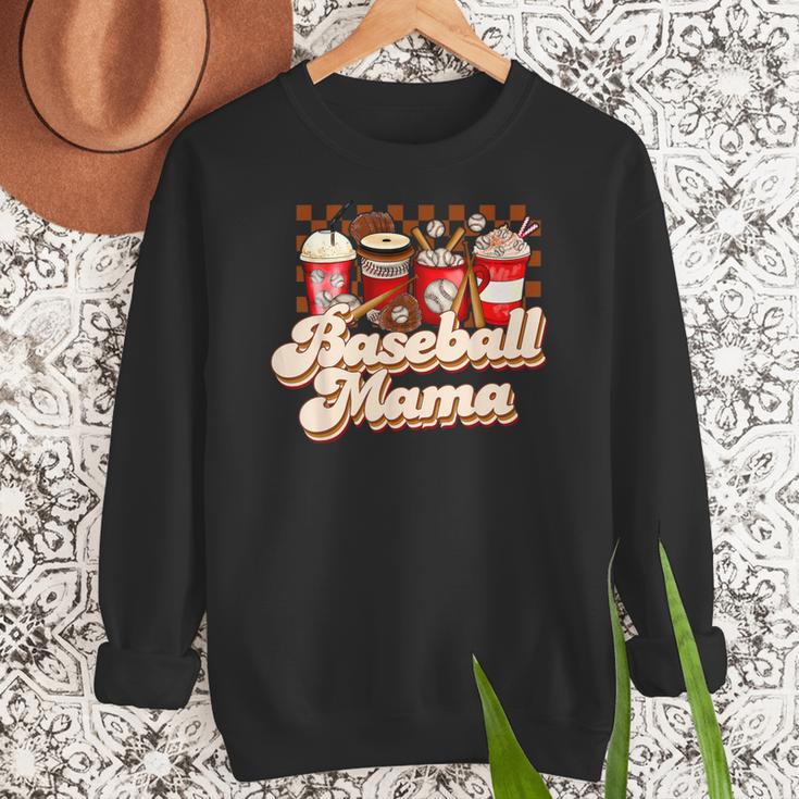 Baseball Mama Coffee Game Day Vibes Baseball Mom Women Crewneck Sweatshirt Baseball Mama Coffee Game Day Vibes Baseball Mom Women Crewneck Sweatshirt