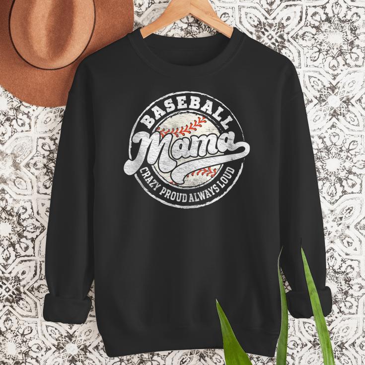 Baseball Mama Baseball Mom Matching Family Crazy Proud Women Crewneck Sweatshirt Baseball Mama Baseball Mom Matching Family Crazy Proud Women Crewneck Sweatshirt