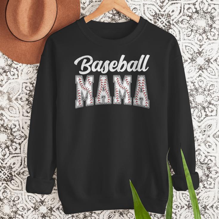 Baseball Mama Baseball Mom Women Proud Retro Women Crewneck Sweatshirt Baseball Mama Baseball Mom Women Proud Retro Women Crewneck Sweatshirt