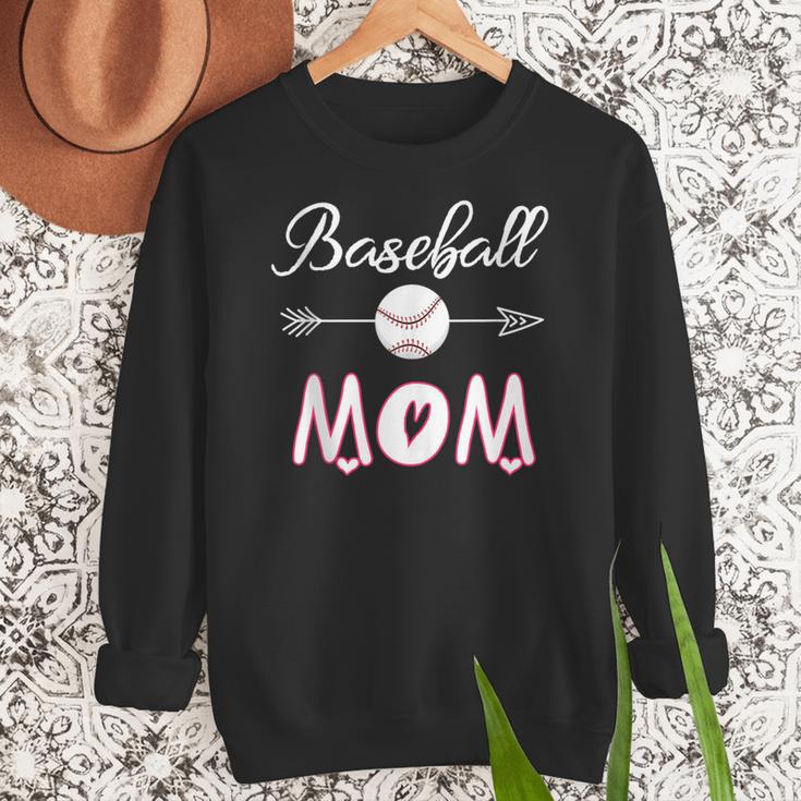 Baseball Mom Birthday Sport Baseball Sport Matching Family Women Crewneck Sweatshirt Baseball Mom Birthday Sport Baseball Sport Matching Family Women Crewneck Sweatshirt