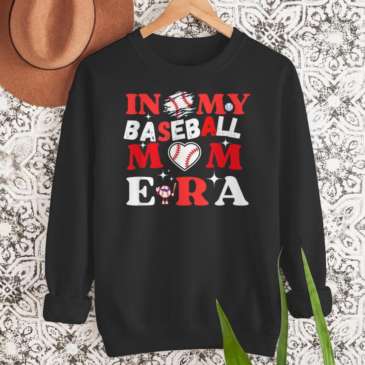 In My Baseball Mom Era Endless Memories Stylish Tribute Women Crewneck Sweatshirt