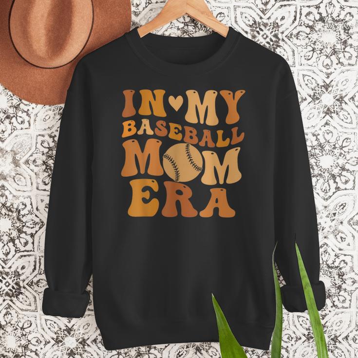 In My Baseball Mom Era For Mama Women Crewneck Sweatshirt In My Baseball Mom Era For Mama Women Crewneck Sweatshirt