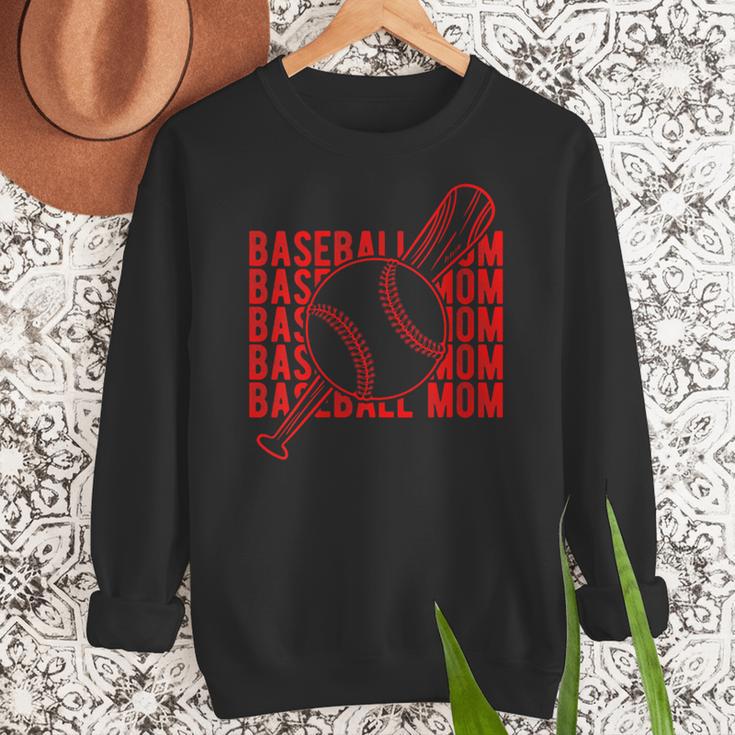 Baseball Mom Homerun Best Mom Sport Player Women Crewneck Sweatshirt Baseball Mom Homerun Best Mom Sport Player Women Crewneck Sweatshirt
