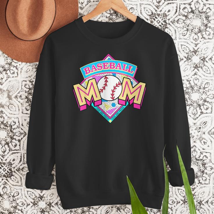 Baseball Mom Loud And Proud Game Day Sport Mother's Day Women Crewneck Sweatshirt Baseball Mom Loud And Proud Game Day Sport Mother's Day Women Crewneck Sweatshirt