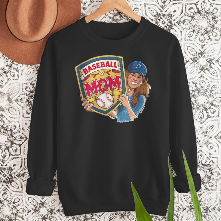 Baseball Mom Mama Mother's In My Baseball Mom Era Women Crewneck Sweatshirt Baseball Mom Mama Mother's In My Baseball Mom Era Women Crewneck Sweatshirt