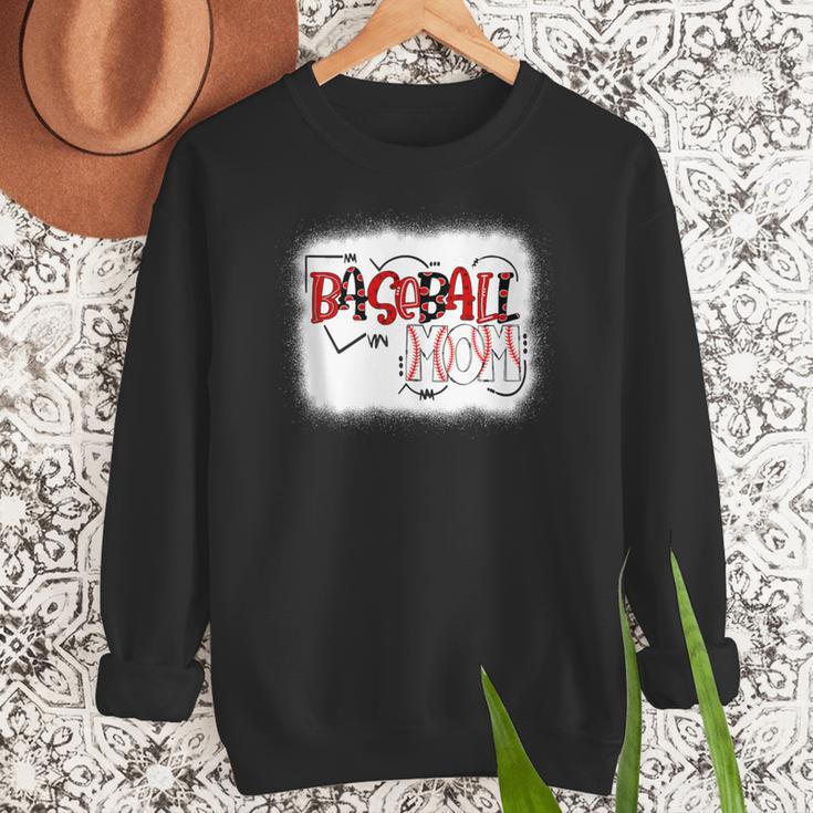 Baseball Mom Mommy Baseball Player Women Crewneck Sweatshirt
