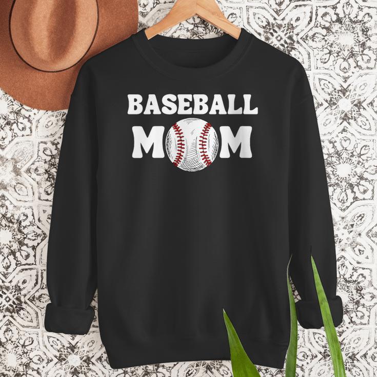 Baseball MOM Mother's Day Baseball Game Cheer Mom Women Crewneck Sweatshirt Baseball MOM Mother's Day Baseball Game Cheer Mom Women Crewneck Sweatshirt