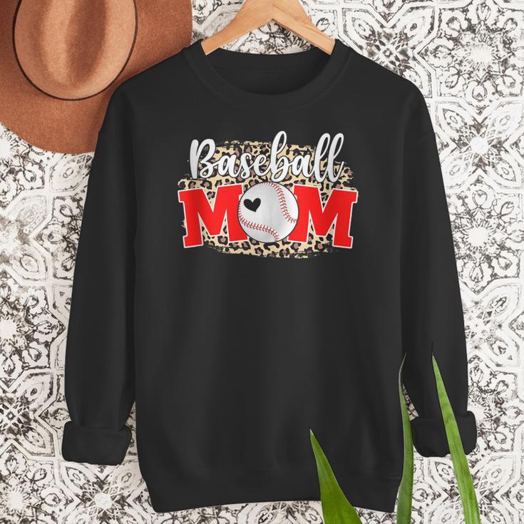 Baseball Mom Mother's Day For Mom Game Day Outfit Women Crewneck Sweatshirt Baseball Mom Mother's Day For Mom Game Day Outfit Women Crewneck Sweatshirt