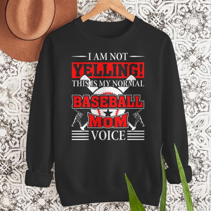 Baseball Mom Baseball Player Baseball Women Crewneck Sweatshirt