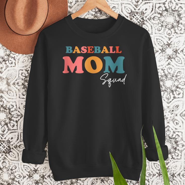 Baseball Mom Squad Boho Cute Back To School Ball Mom Women Crewneck Sweatshirt Baseball Mom Squad Boho Cute Back To School Ball Mom Women Crewneck Sweatshirt