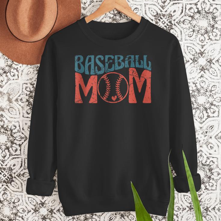 Baseball Mom Vintage Baseball Women Crewneck Sweatshirt Baseball Mom Vintage Baseball Women Crewneck Sweatshirt
