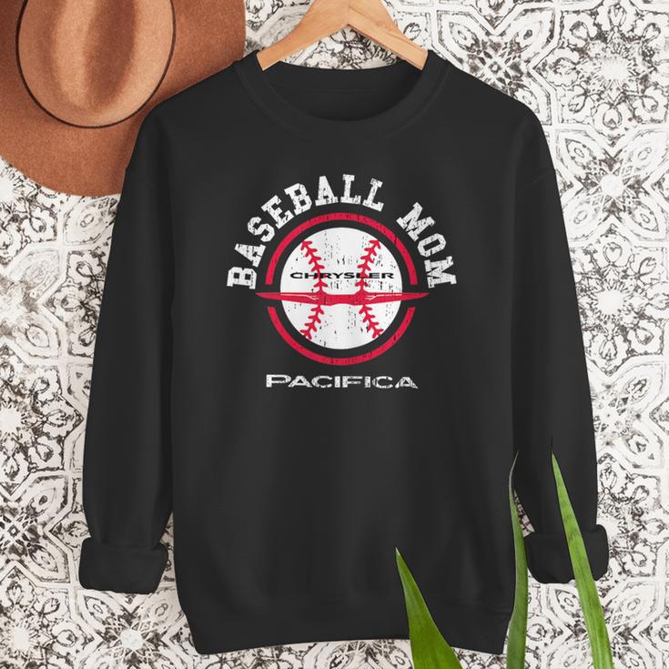 Chrysler Pacifica Baseball Mom Women Crewneck Sweatshirt Chrysler Pacifica Baseball Mom Women Crewneck Sweatshirt