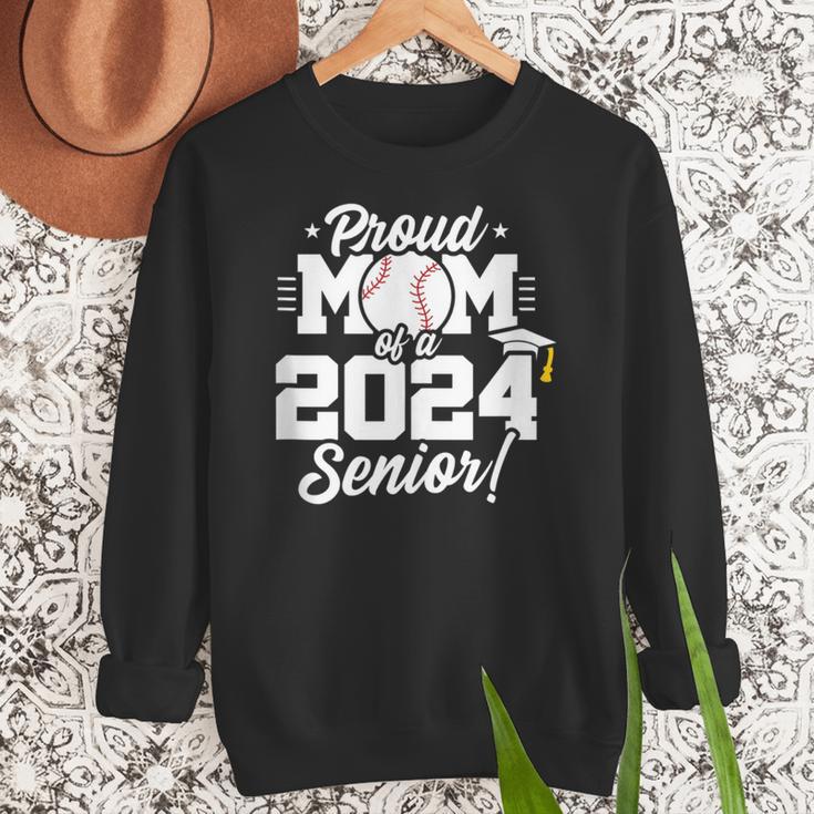 Class Of 2024 Senior Year Baseball Mom Senior 2024 Women Crewneck Sweatshirt Class Of 2024 Senior Year Baseball Mom Senior 2024 Women Crewneck Sweatshirt