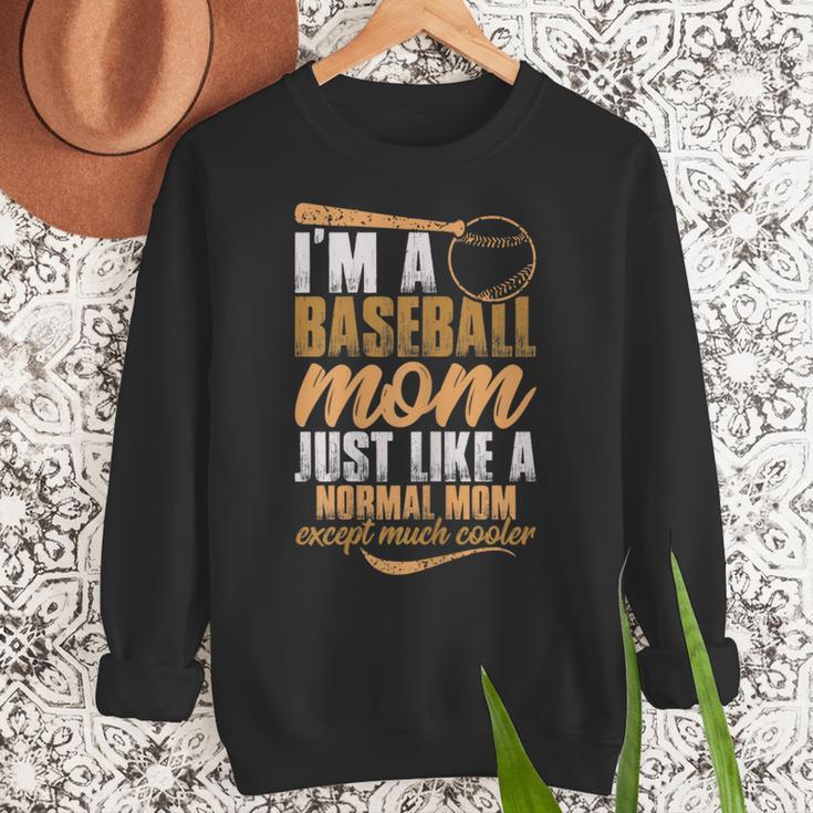 I`m a Baseball Mom Just Like a Normal Mom Except Much Cooler Women Crewneck Sweatshirt I`m a Baseball Mom Just Like a Normal Mom Except Much Cooler Women Crewneck Sweatshirt