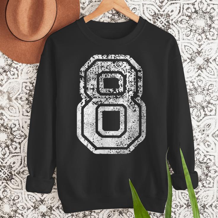 Jersey Number 8 Eight T-Shirt Football Number Baseball Mom Women Crewneck Sweatshirt Jersey Number 8 Eight T-Shirt Football Number Baseball Mom Women Crewneck Sweatshirt