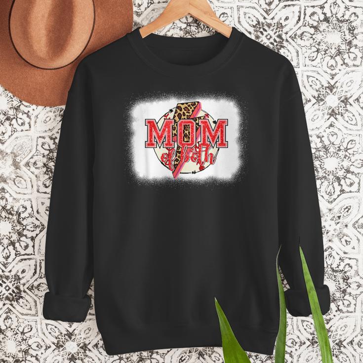Mom Of Both Baseball Mom Mommy Women Crewneck Sweatshirt Mom Of Both Baseball Mom Mommy Women Crewneck Sweatshirt