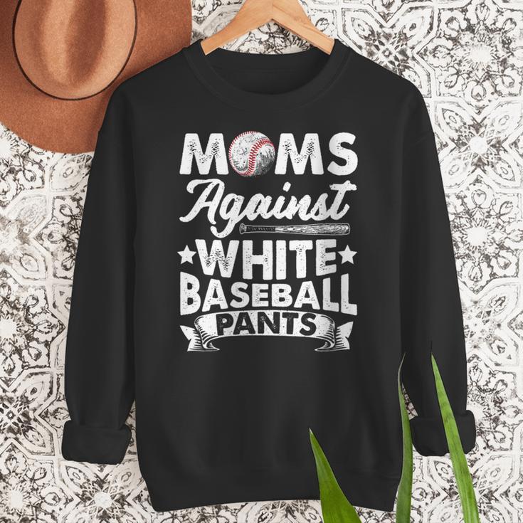 Moms Against Baseball Pants Shirt Baseball Mom Women Crewneck Sweatshirt Moms Against Baseball Pants Shirt Baseball Mom Women Crewneck Sweatshirt