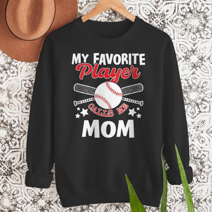 Mother's Day Baseball Mom Women Crewneck Sweatshirt Mother's Day Baseball Mom Women Crewneck Sweatshirt