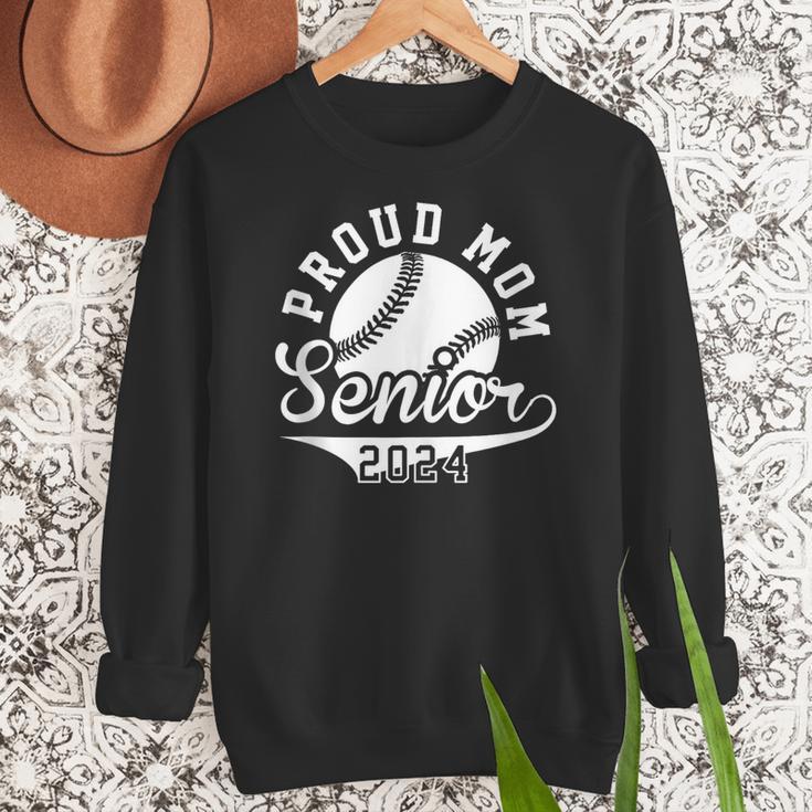 Proud Mom Senior 2024 Baseball Mom Proud Baseball Mom 2024 Women Crewneck Sweatshirt Proud Mom Senior 2024 Baseball Mom Proud Baseball Mom 2024 Women Crewneck Sweatshirt